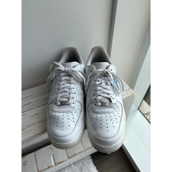 Custom Hand Painted Wave AF1 Sneakers Mens 11 Streetwear Coastal Y2K Art main image 4